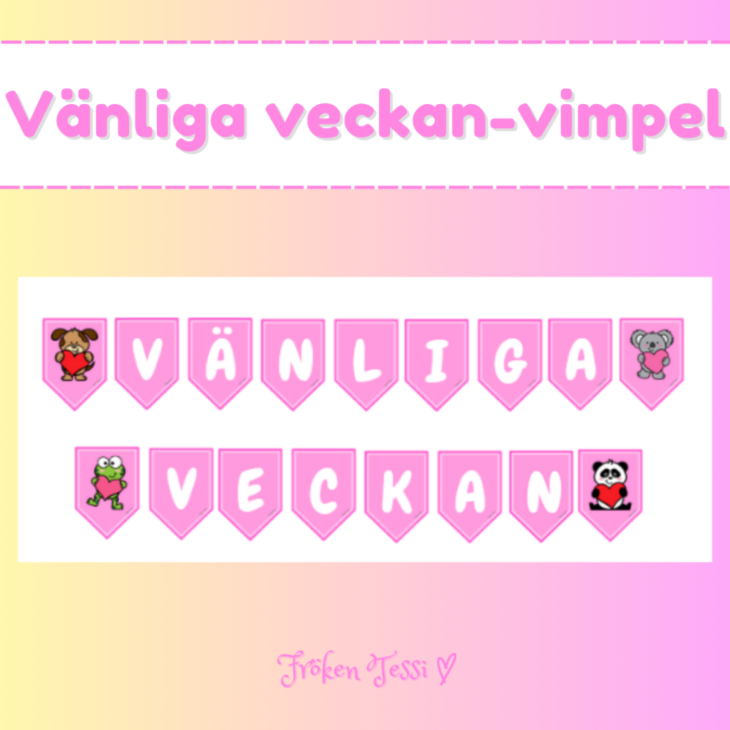 Vänliga veckan-vimpel