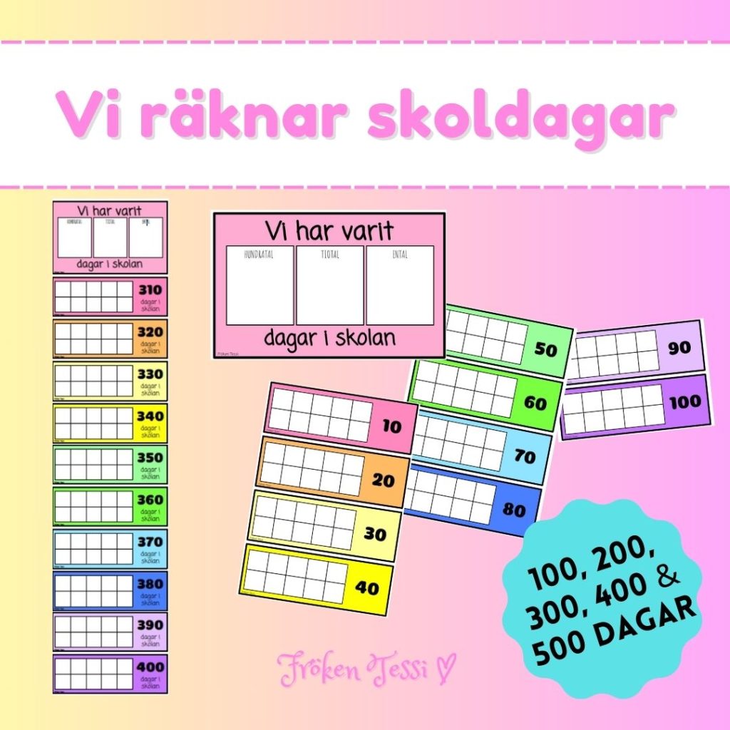 Vi räknar skoldagar