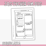 Alla hjärtans dags – surfplattan, jag tycker om dig - bild 1