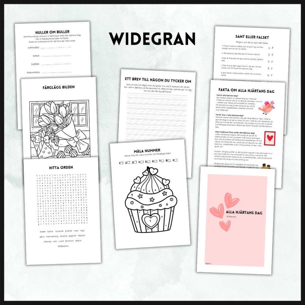 Alla hjärtans dag – häfte