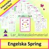 Engelska Spring Arbetshäfte