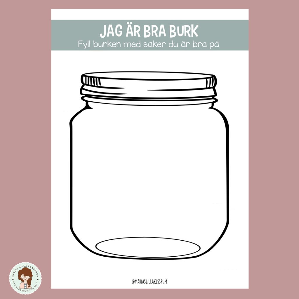 Fyl burken med bra saker