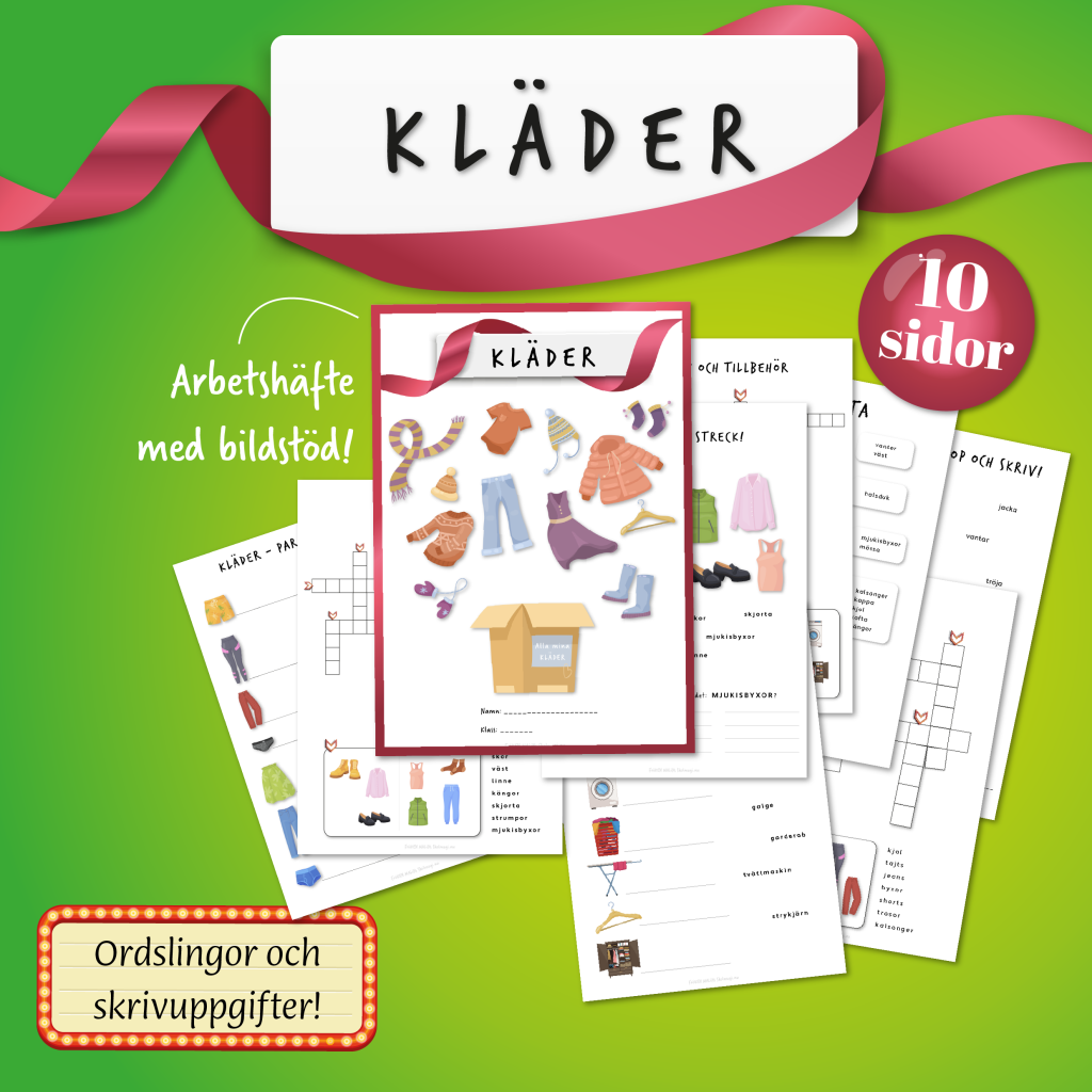 Arbetshäfte: KLÄDER!