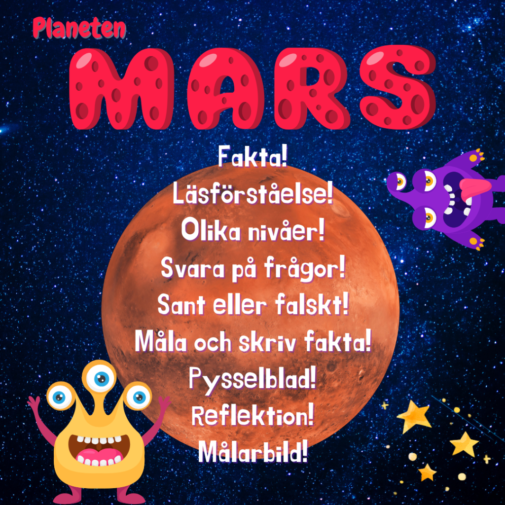 Planeten Mars – Olika nivåer