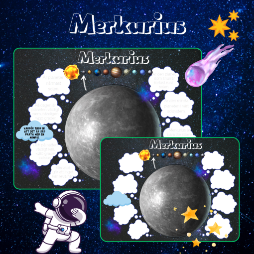 Merkurius - Olika nivåer