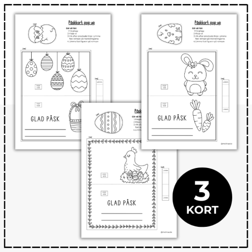 Påskkort, pop-up