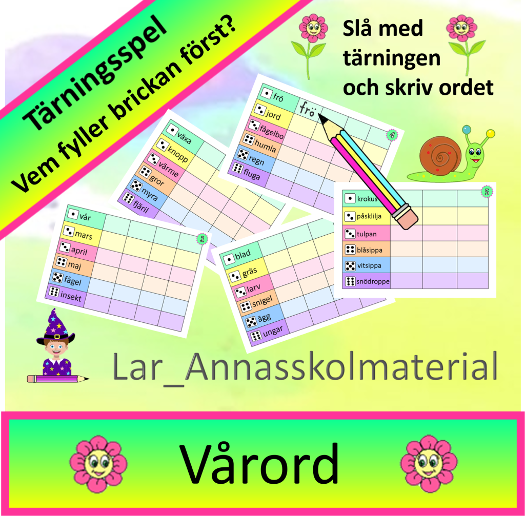 Vårord tärninsspel