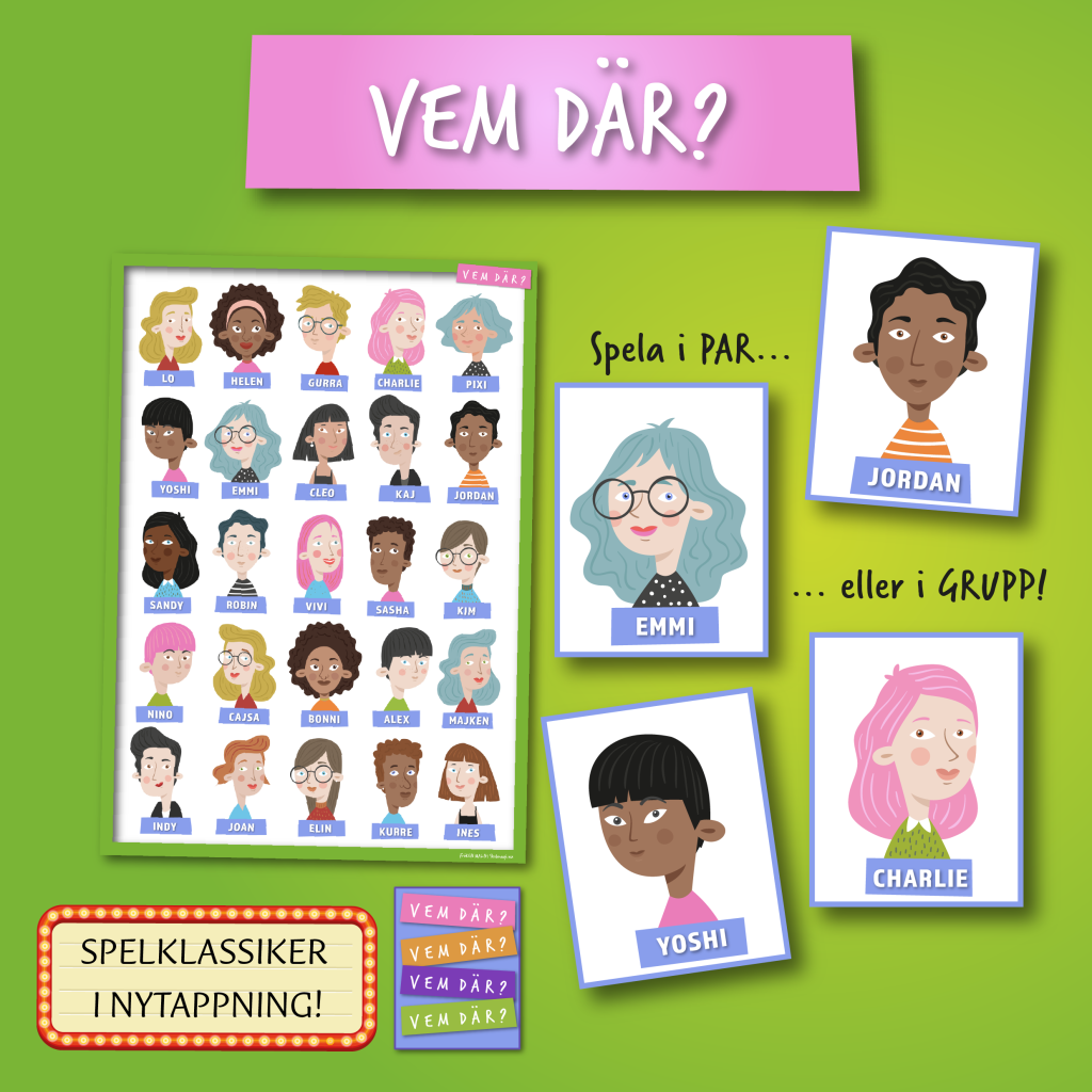 Vem där? Spelet fullt av frågor!