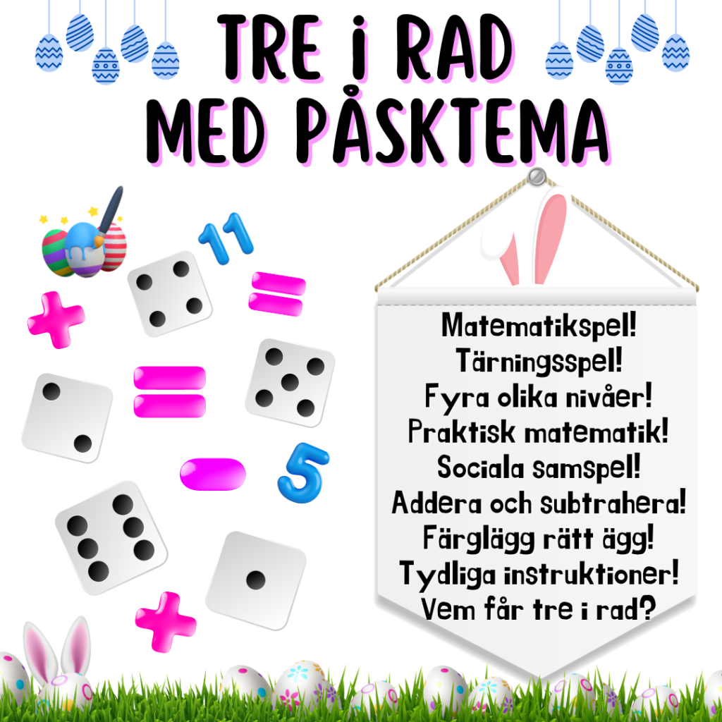 Tre i rad påsktema