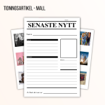 Mall för tidningsartikel - bild 1