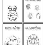 Påskkort att färglägga - bild 2