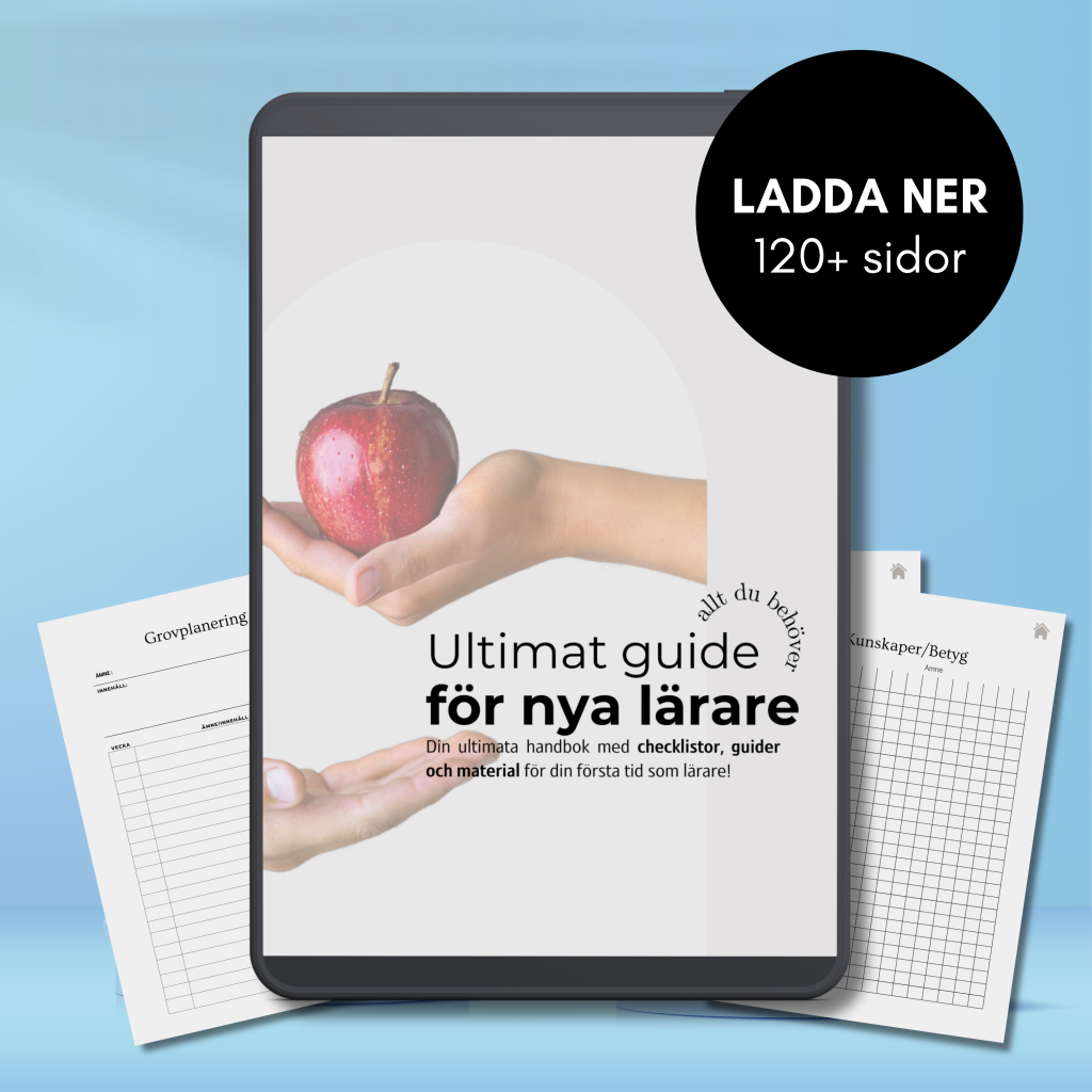 Allt-i-ett Guide för nya lärare | Checklistor, planeringsmallar, aktiviteter
