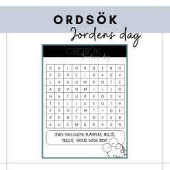 Ordsök - jordens dag