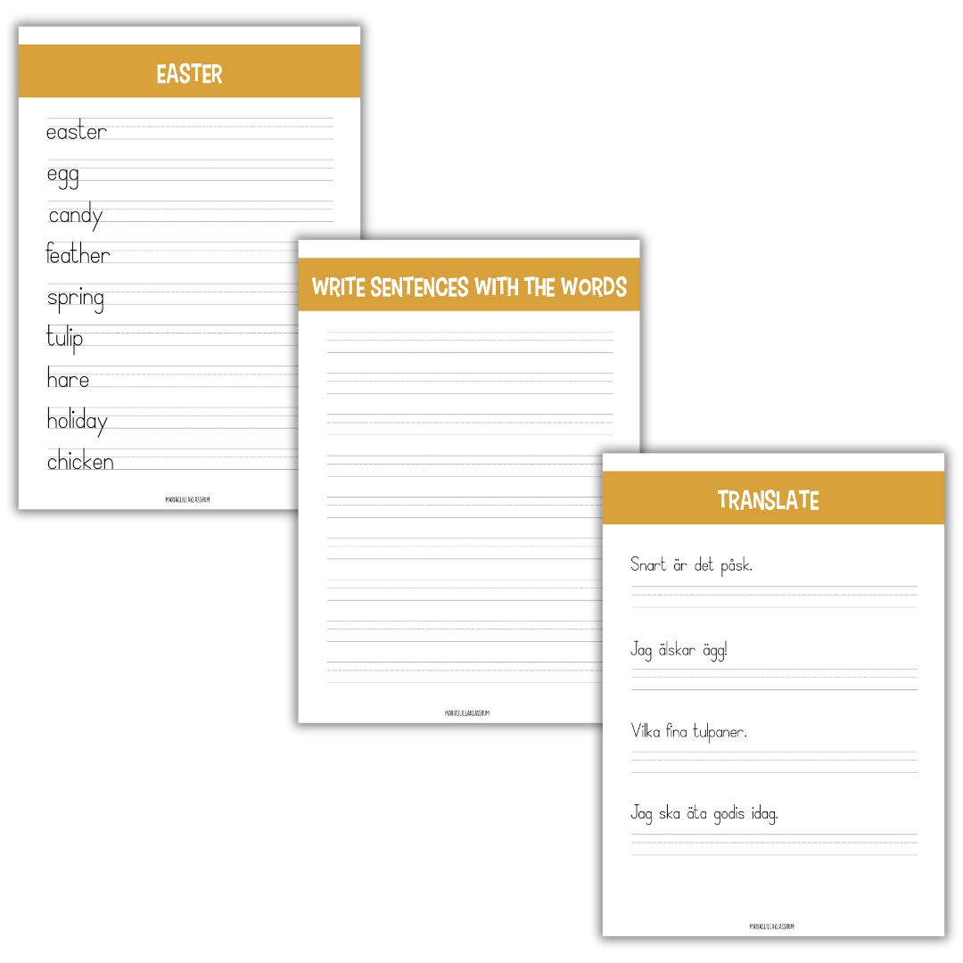 Practice spelling - Easter