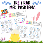 Tre i rad påsktema - bild 2