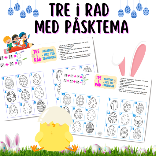 Tre i rad påsktema