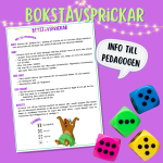Bokstavsprickar – rolig aktivitet! - bild 2