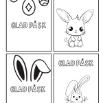 Påskkort att färglägga - bild 3