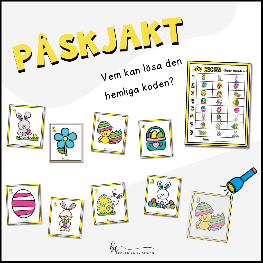 Påskjakt / Skattjakt påsk