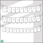 Donut – Vimplar med tecken - bild 2