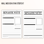 Mall för tidningsartikel - bild 2
