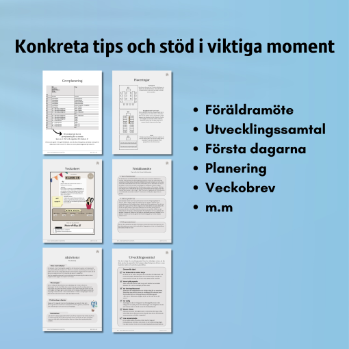 Allt-i-ett Guide för nya lärare | Checklistor, planeringsmallar, aktiviteter