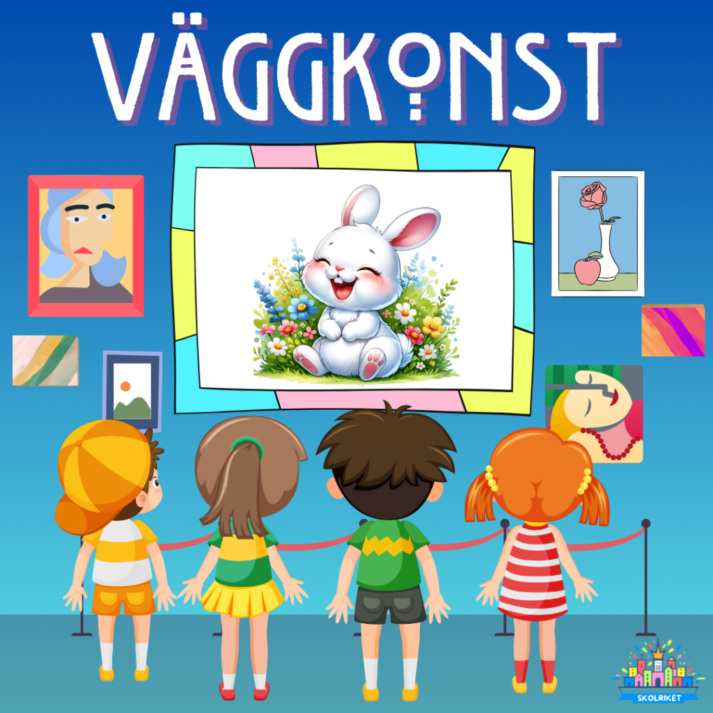 Väggkonst: Skrattande kanin