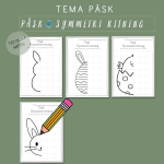 Påsk symmetri ritning - bild 2