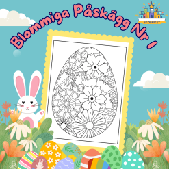 Blommiga Påskägg Nr 1