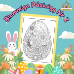 Blommiga Påskägg Nr 2 - bild 1