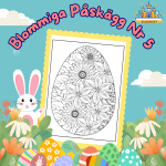 Blommiga Påskägg Nr 5 - bild 1
