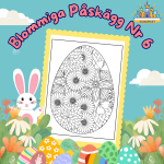 Blommiga Påskägg Nr 6 - bild 1