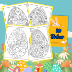 Blommiga Påskägg Nr 6 - bild 2