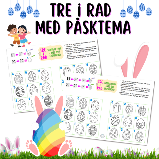 Tre i rad påsktema