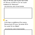 Påskhäfte (blandade uppgifter i ma/sv/eng) - bild 4