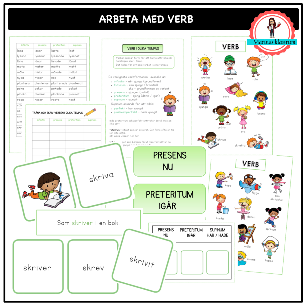 Arbeta med verb