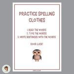 Practice spelling – Clothes - bild 1