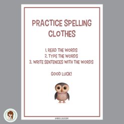 Practice spelling - Clothes