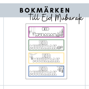 Bokmärken - Eid Mubarak
