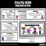 Öva på verb – grammatik – 10 slides - bild 1