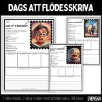 Dags att flödesskriva – 1 – 7 olika nivåer, 7 olika illustrationer, 98 sidor - bild 2