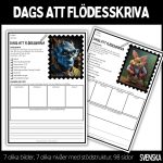 Dags att flödesskriva – 1 – 7 olika nivåer, 7 olika illustrationer, 98 sidor - bild 4