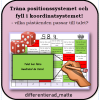 Tals värde - Positionssystemet - Koordinatsystem