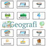 Geografi – 87 begreppskort & Memory spel med bildstöd samt förklaringar - bild 5