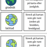 Geografi – 87 begreppskort & Memory spel med bildstöd samt förklaringar - bild 4
