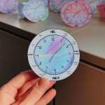 Stödmall klockan – armband (två olika mallar) - bild 2