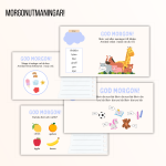 Morgonutmaningar – 35 redigerbara mallar - bild 1