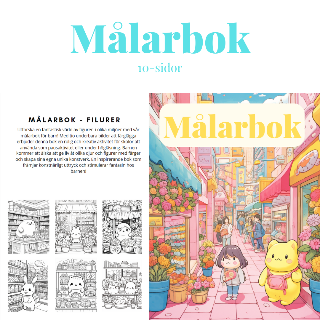 MÅLARBÖCKER (4ST)
