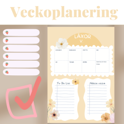 Veckoplanering till klassrummet