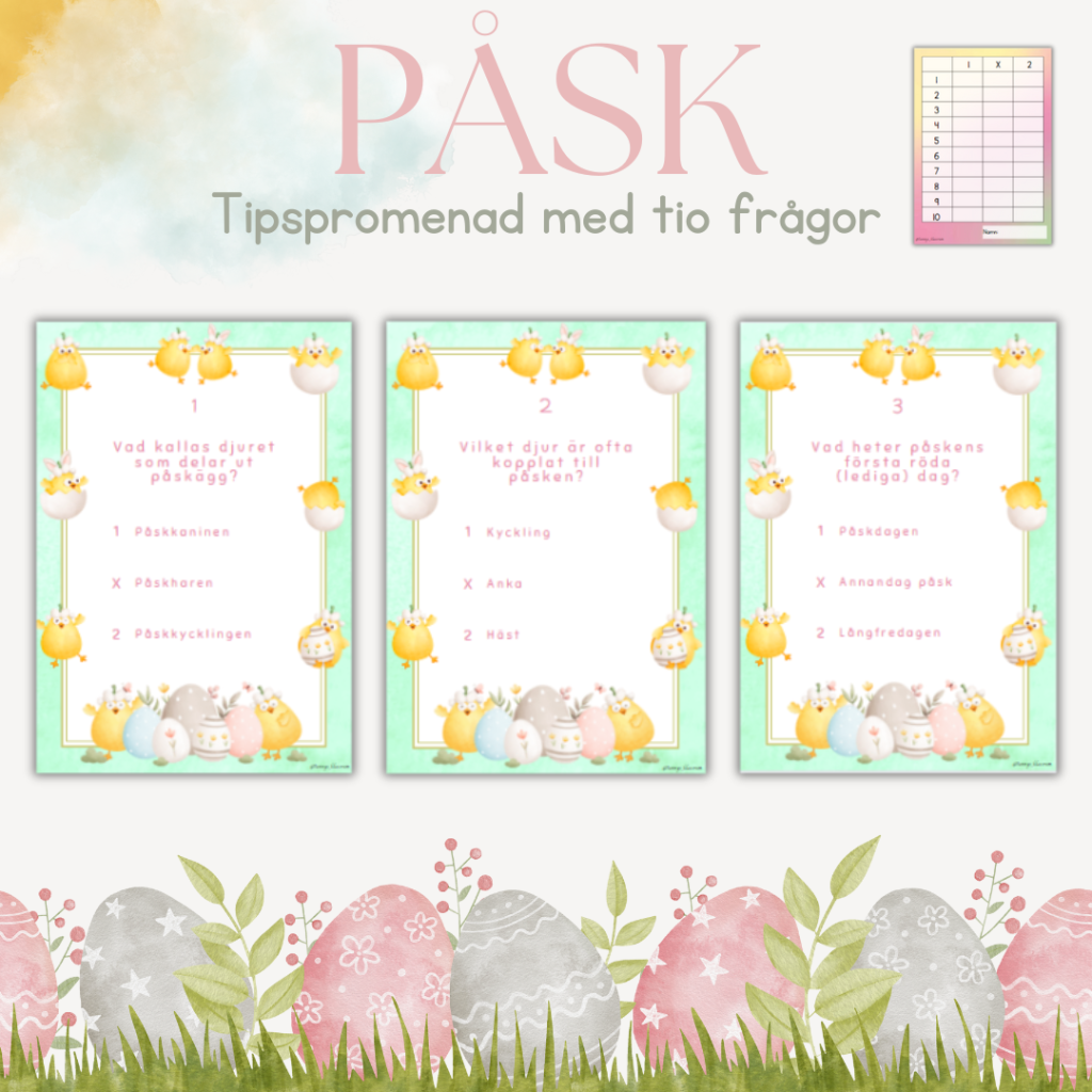 Tipspromenad om påsken